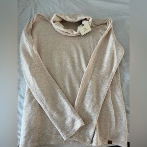 Alpine Design women’s light pink turtle neck light sweater